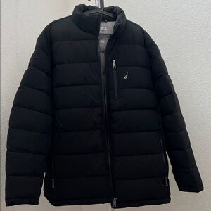Nautica Men's Black Quilted Puffer Jacket